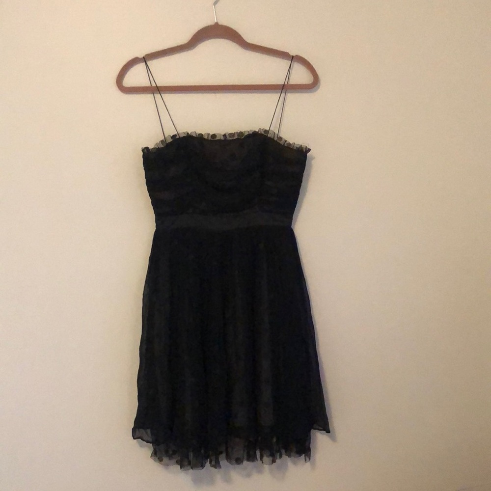Black mini dress